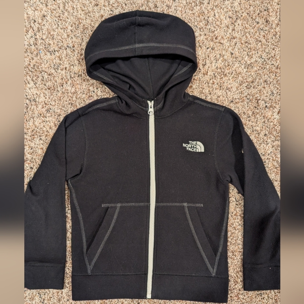 The North Face Kids Full-Zip Black Hoodie